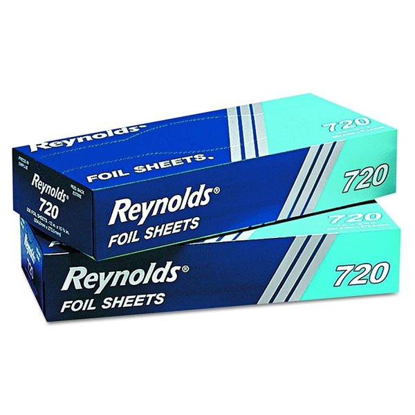 Rfp 12 x 10.75 in. Pop-Up Interfolded Aluminum Foil SheetsSilver 200 Per Box 720